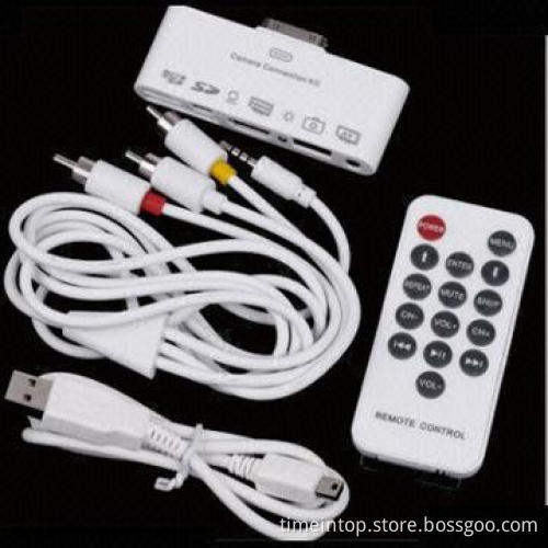 HDMI AV USB Camera Connection Kit for iPad 3/iPad 2/iPhone 4S/3GS/iPod Touch 4, Supports iOS6.0